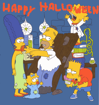 famille à Halloween